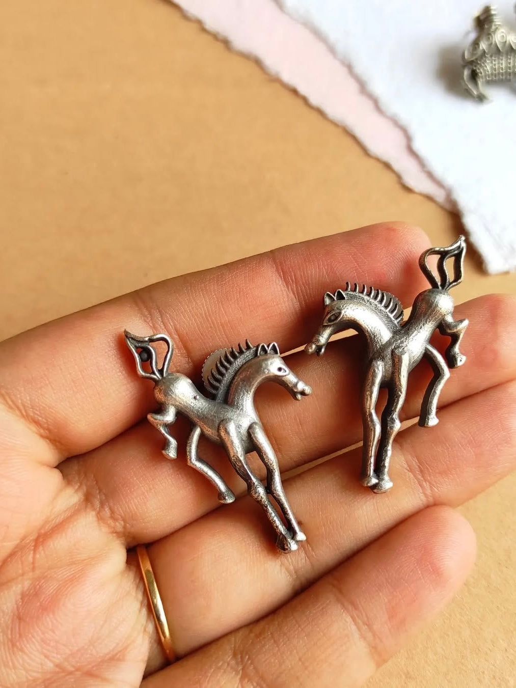 Gati German Silver Earrings