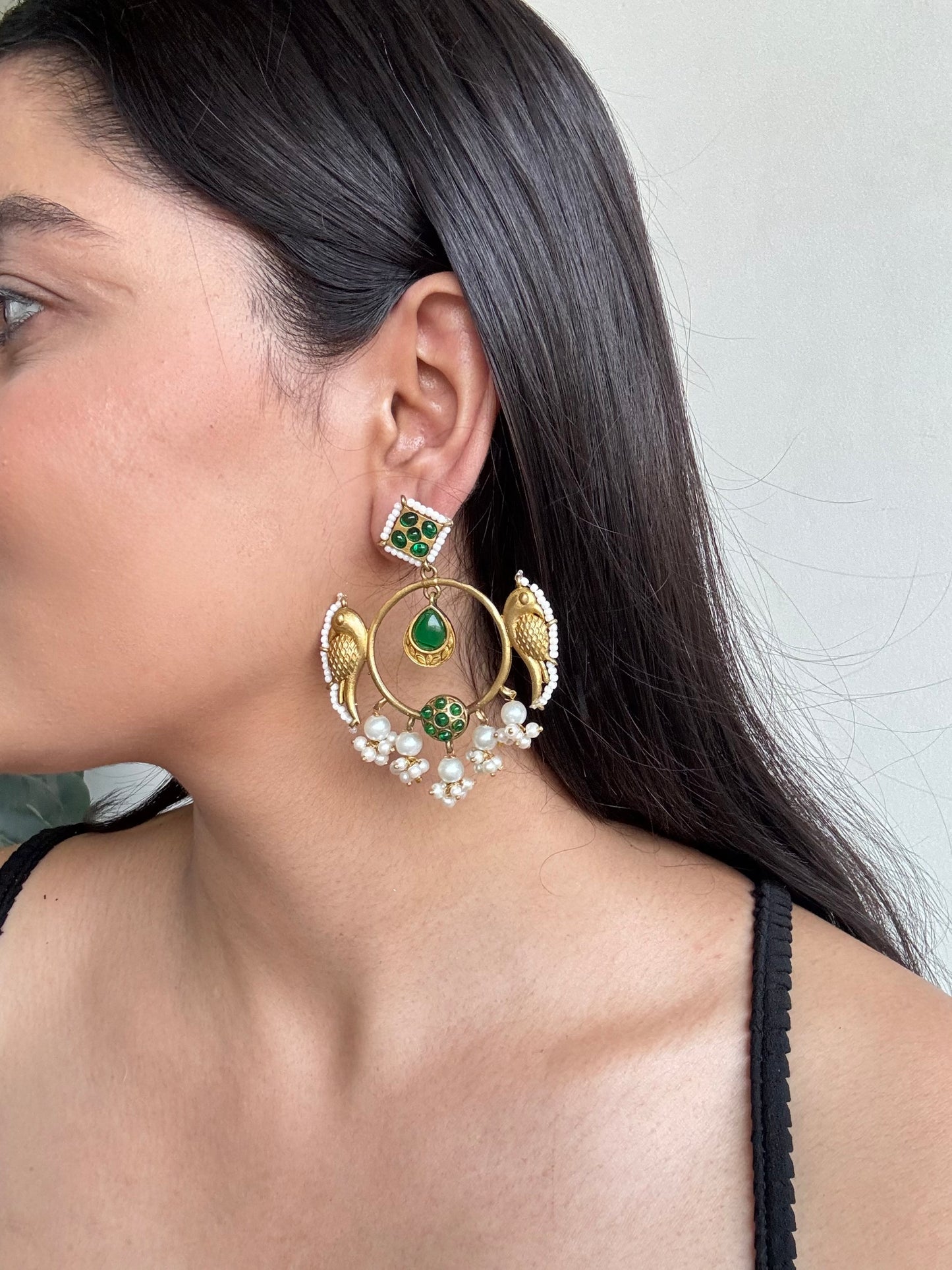 Kirat Golden Earrings