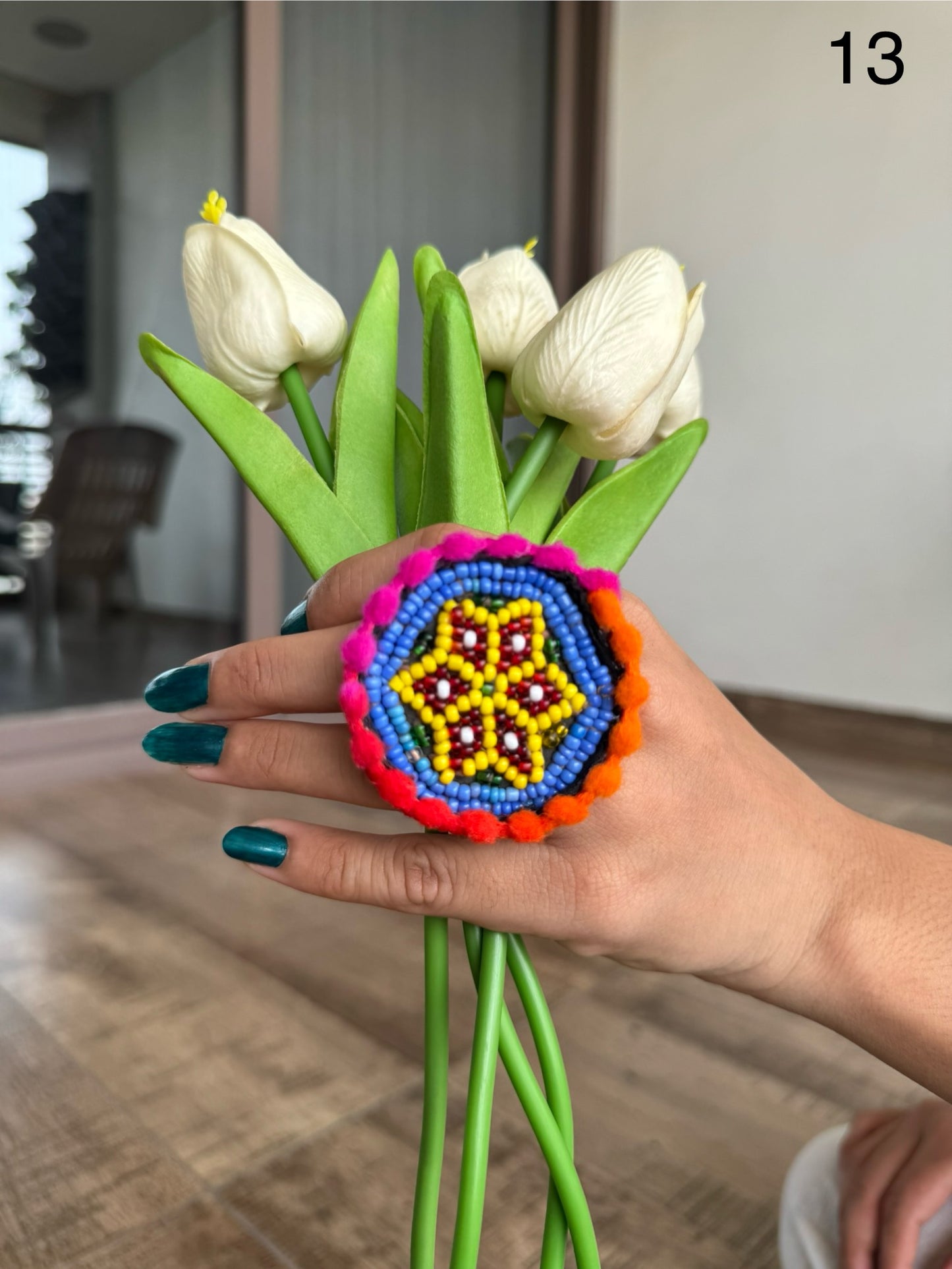Jagdamba Beaded Rings