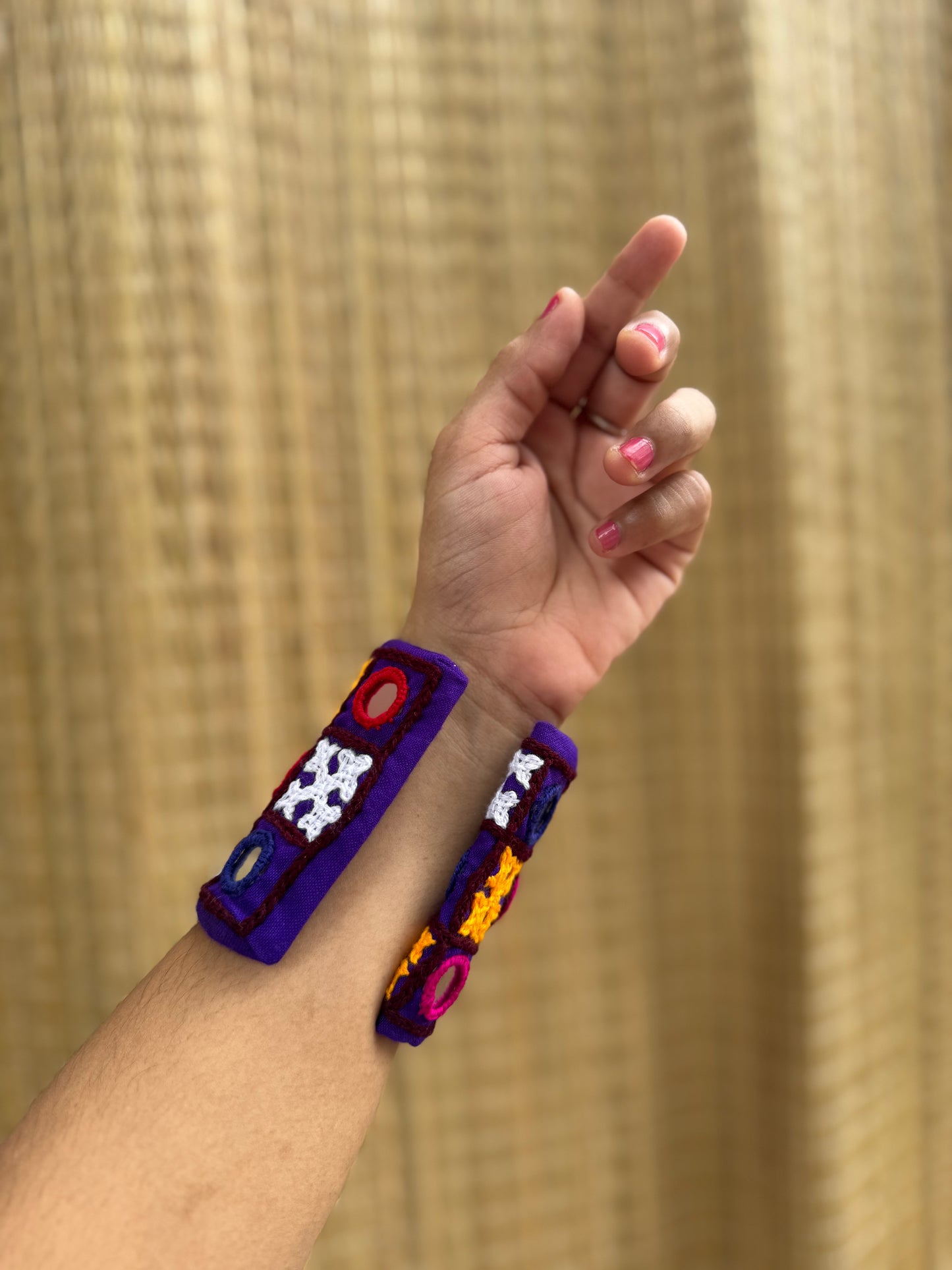 Hamish Kutchi Fabric Handcuffs| Set of 2 Kada