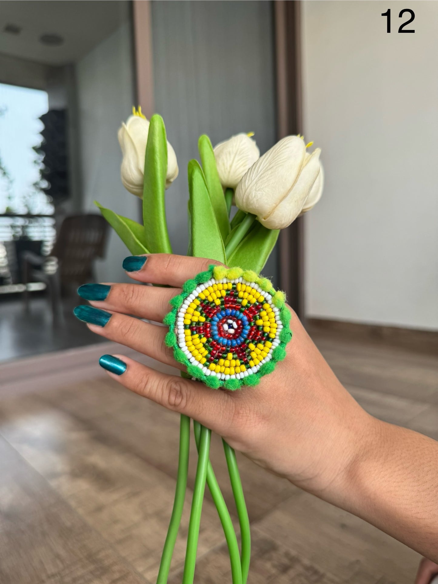 Jagdamba Beaded Rings