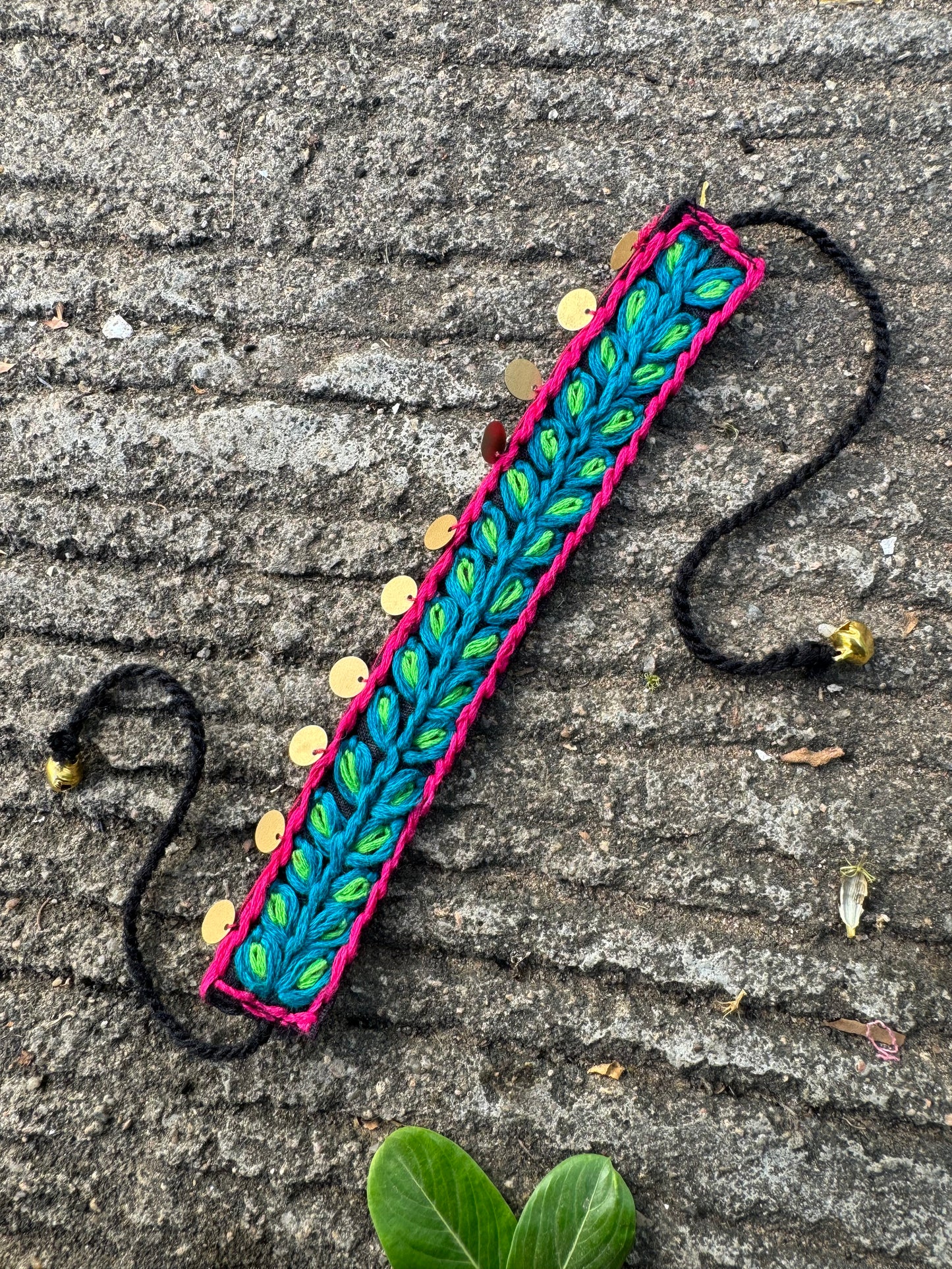 Gunjan Fabric Anklet | Bajubadh