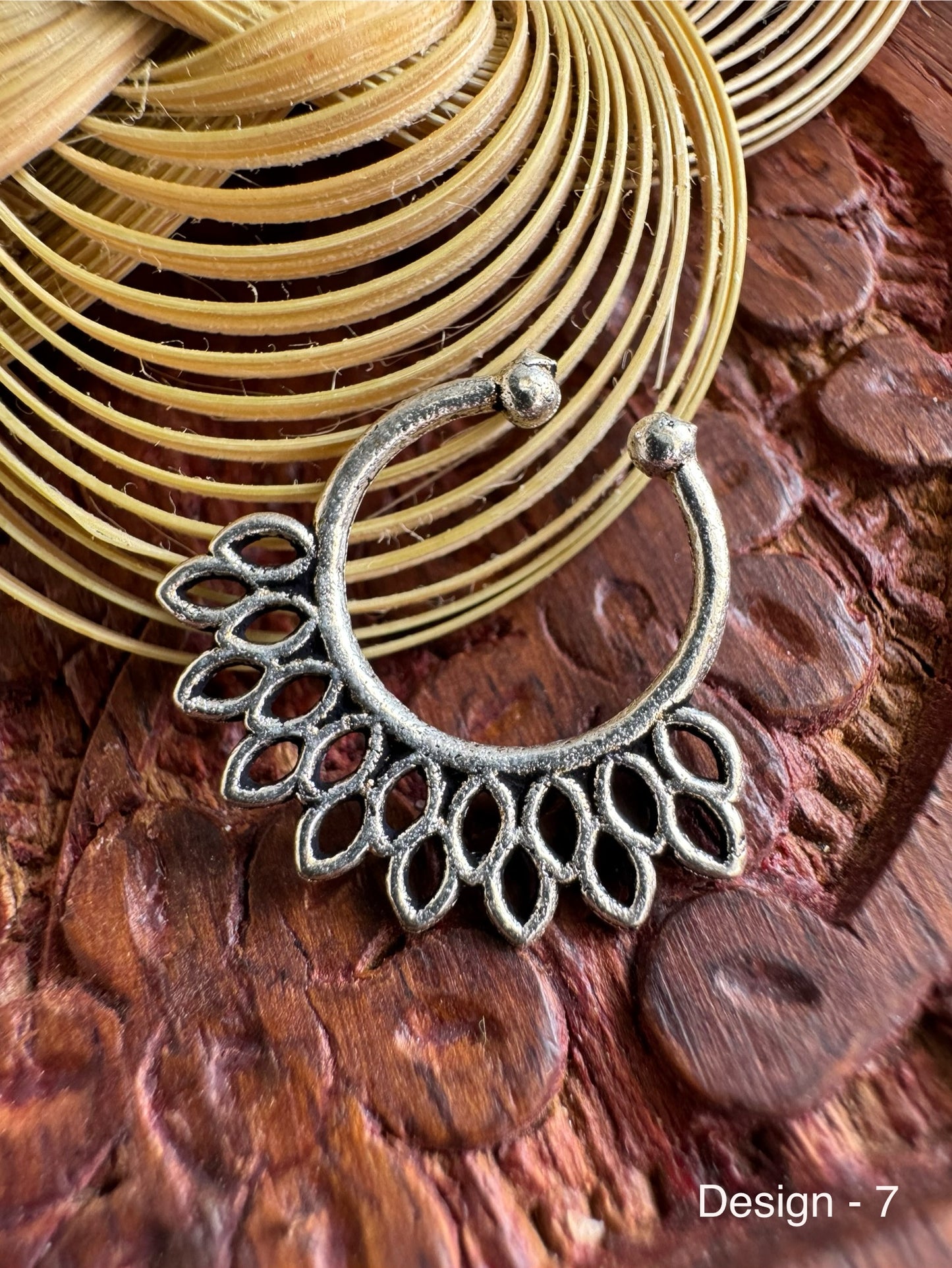 Saraswati Nose Ring | Non-piercing