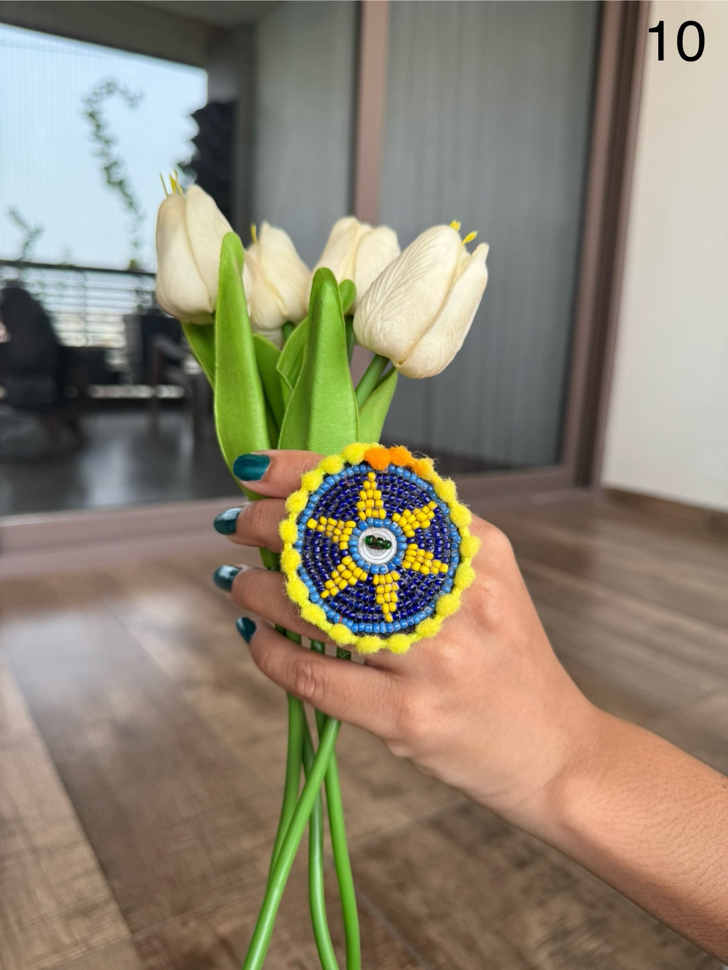 Jagdamba Beaded Rings