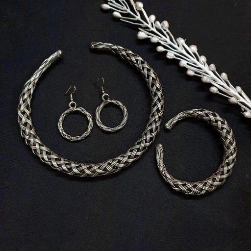 Nagina Necklace + Earrings + Bracelet Set