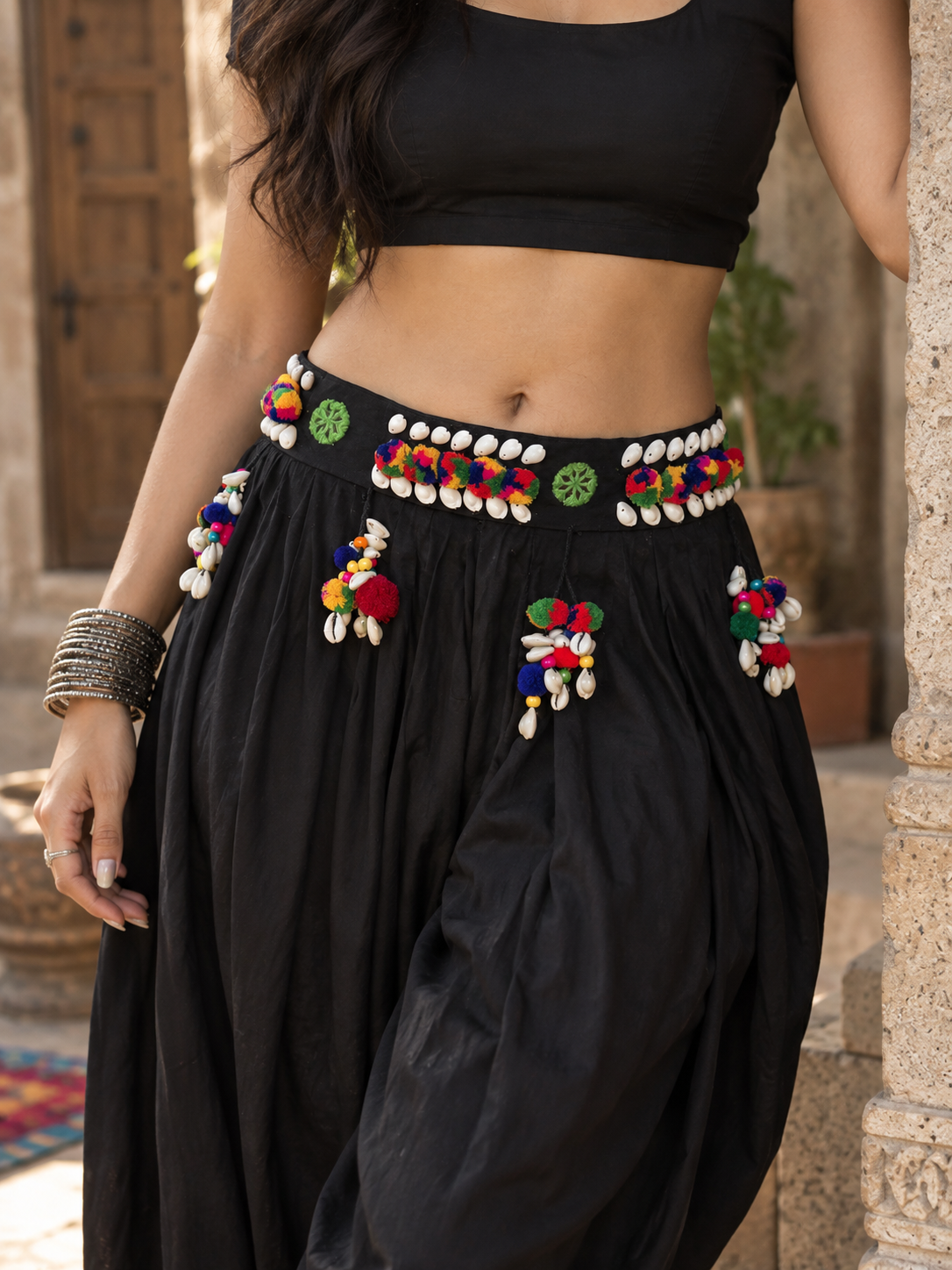 Zhumkhi Fabric Boho Belt