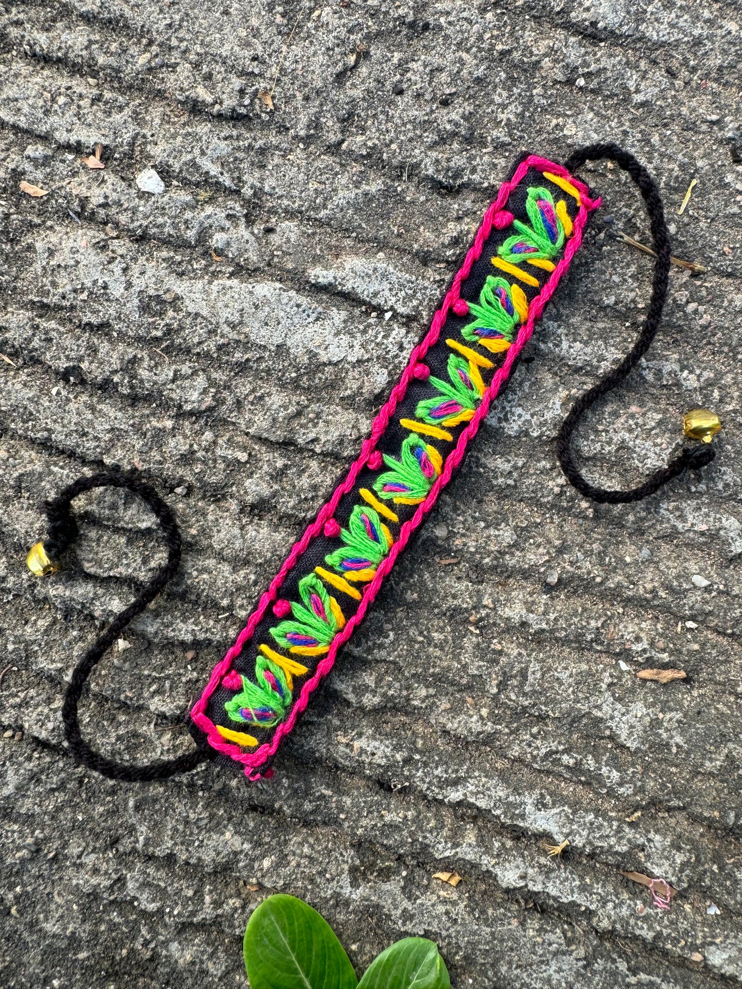 Thanganat Fabric Anklet | Bajubadh