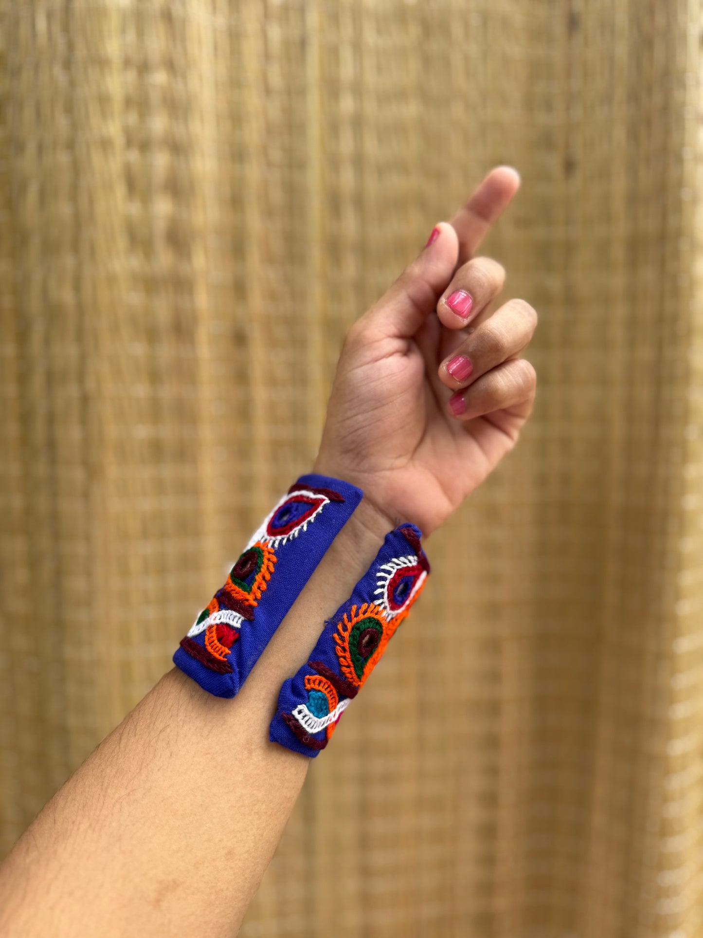 Heather Kutchi Fabric Handcuffs| Set of 2 Kada