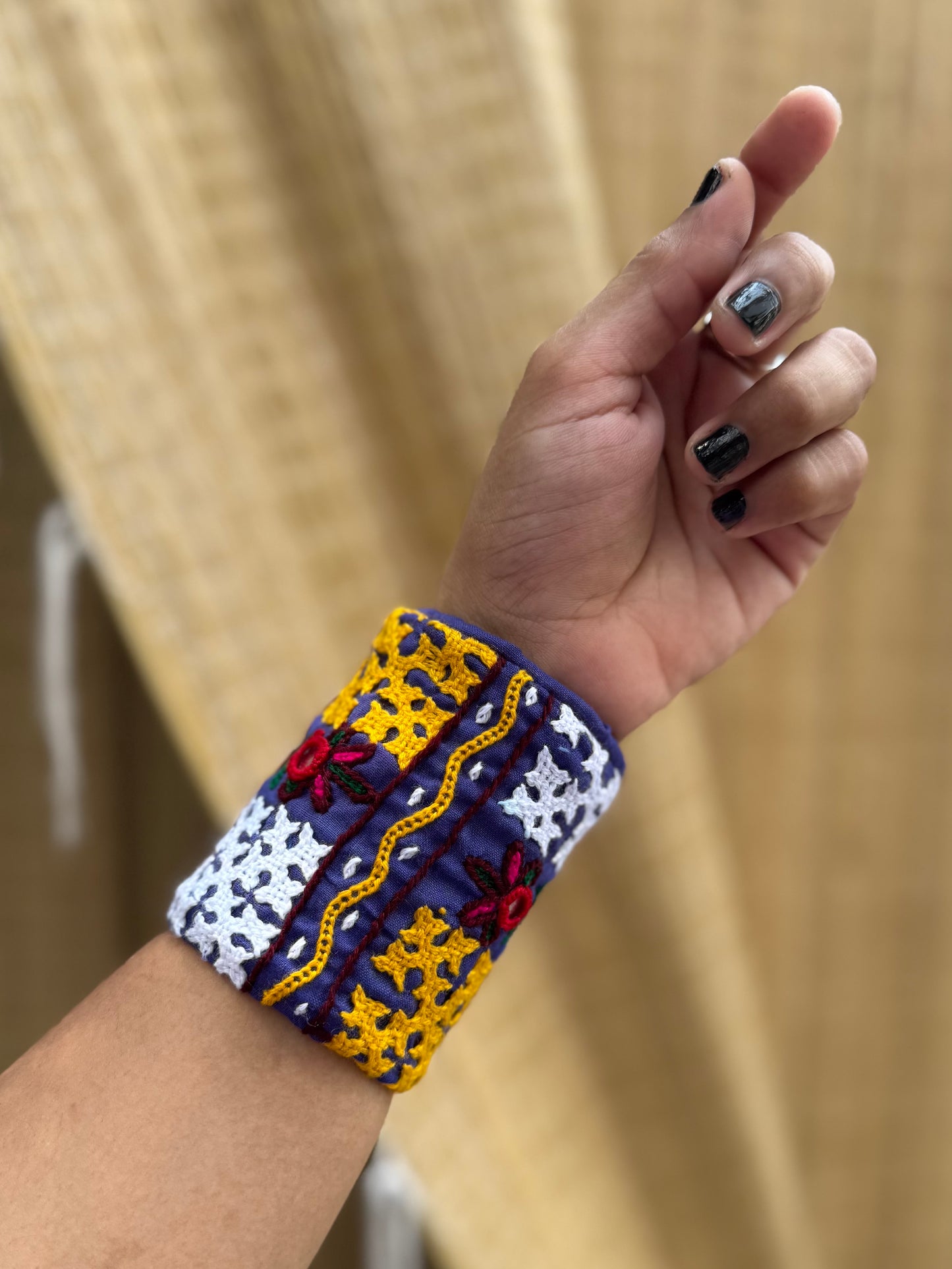Jeeha Fabric Handcuff | Bracelet