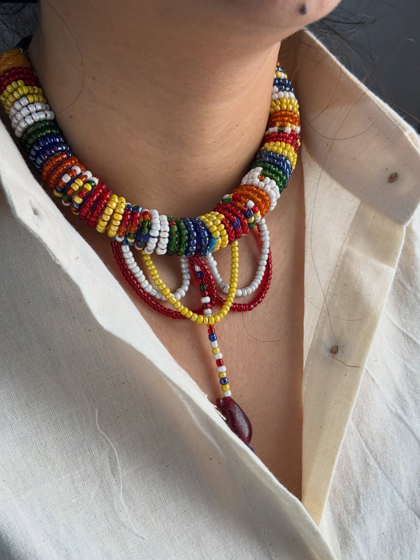 Valeria Beadwork Necklace