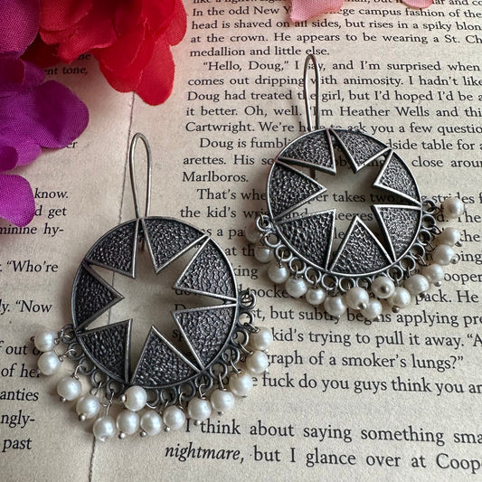 Basel Earrings | German Silver Balis