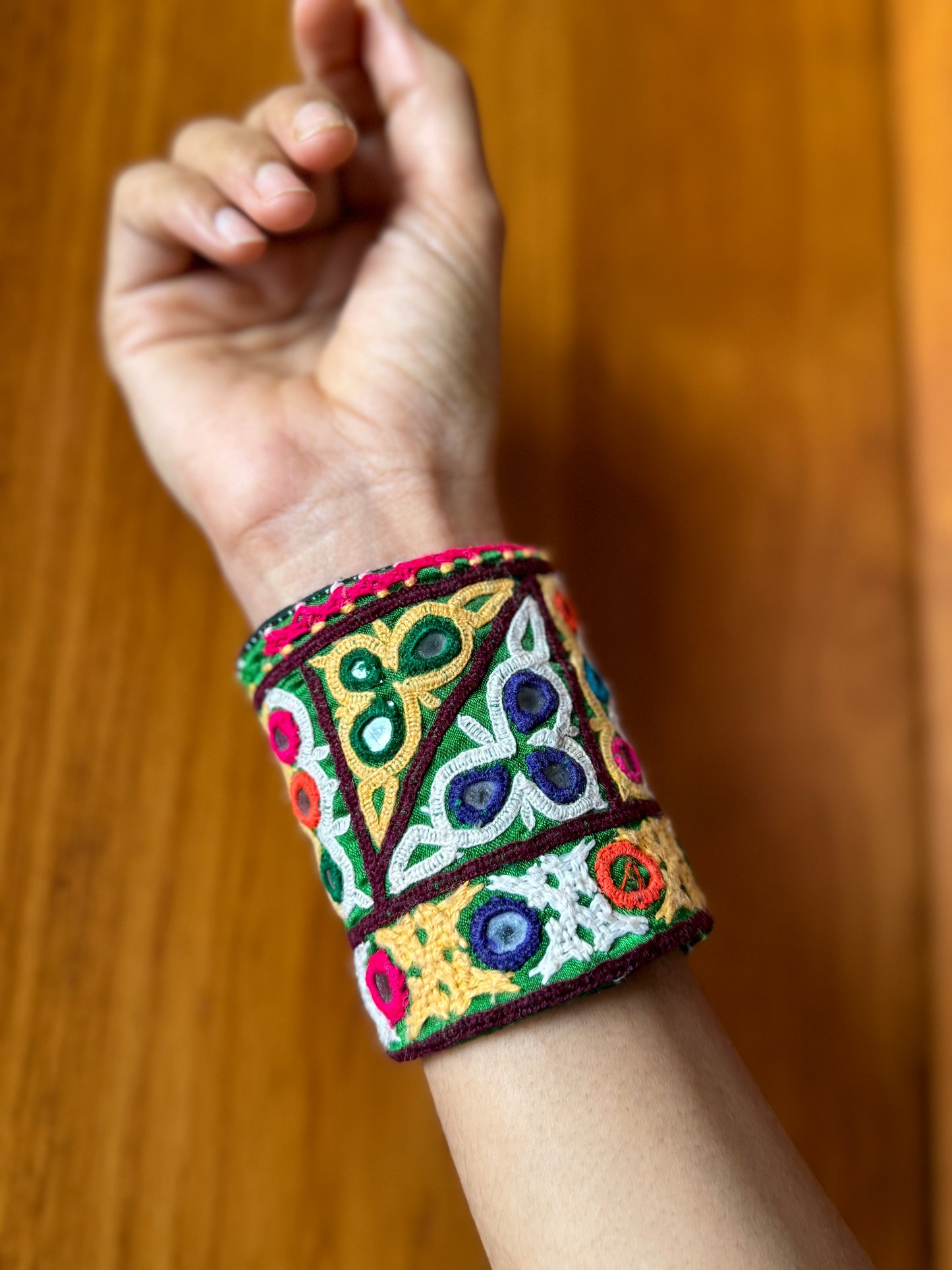 Dilcey Fabric Bracelet | Handcuff