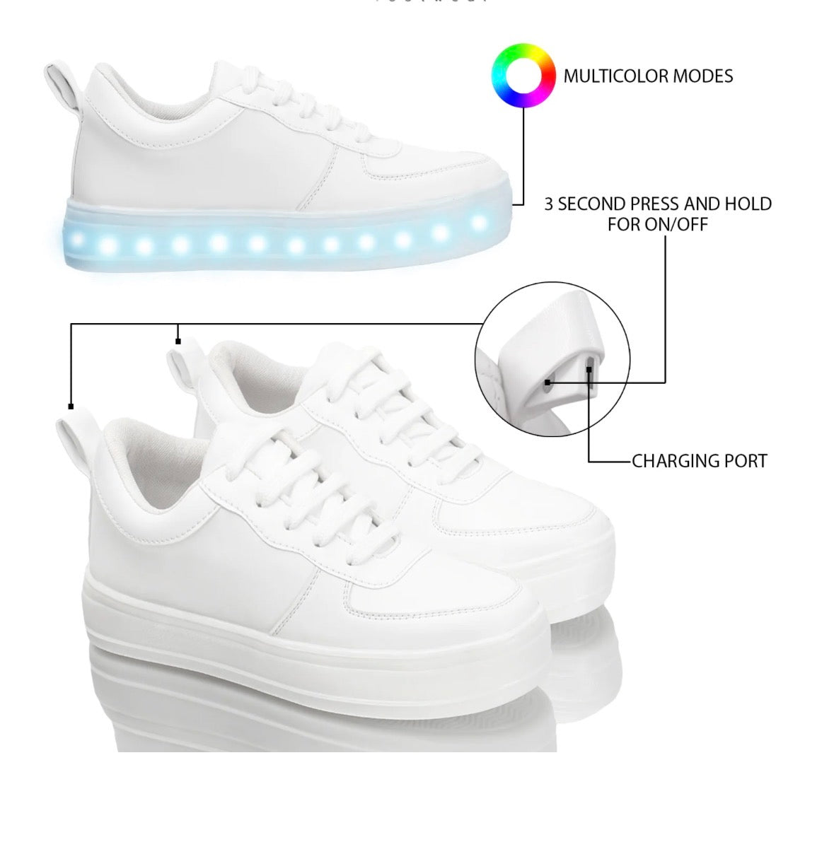 Lumina Heritage Rechargeable Unisex Shoes