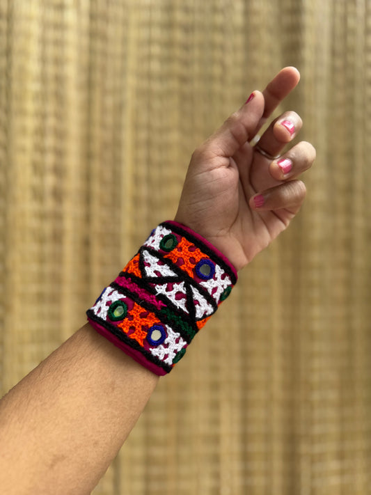 Greer Kutchi Fabric Handcuffs| Set of 2 Kada