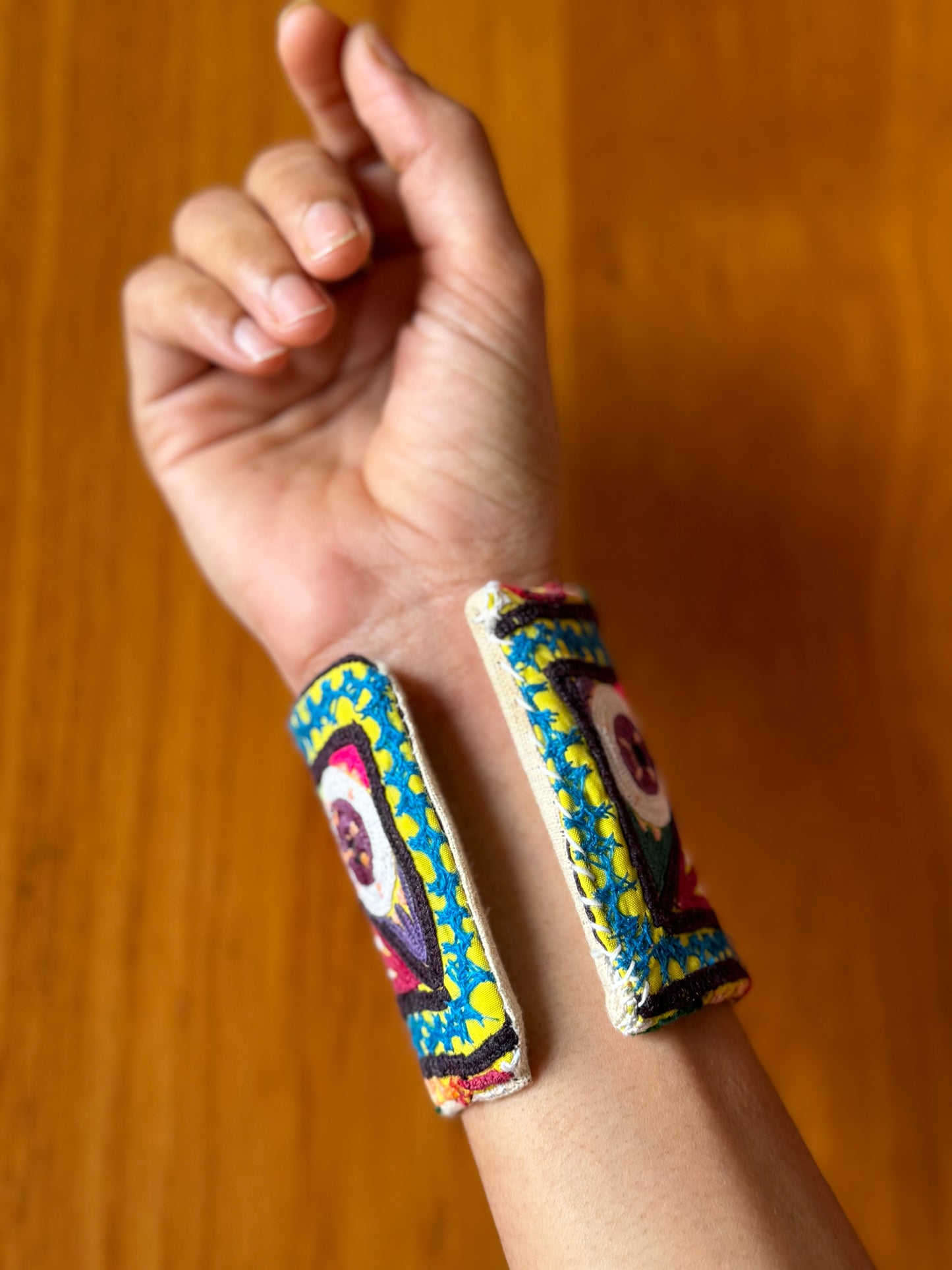 Antonella Fabric Bracelet | Handcuff