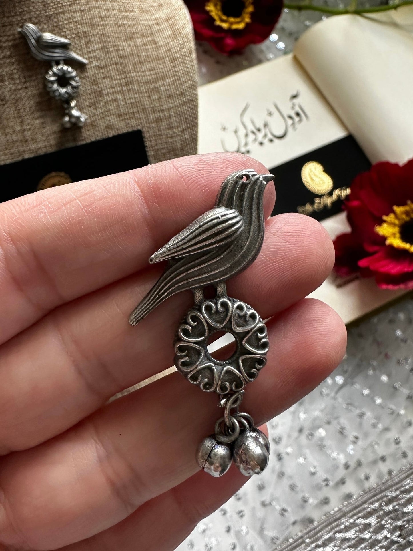 Veday German Silver Earrings