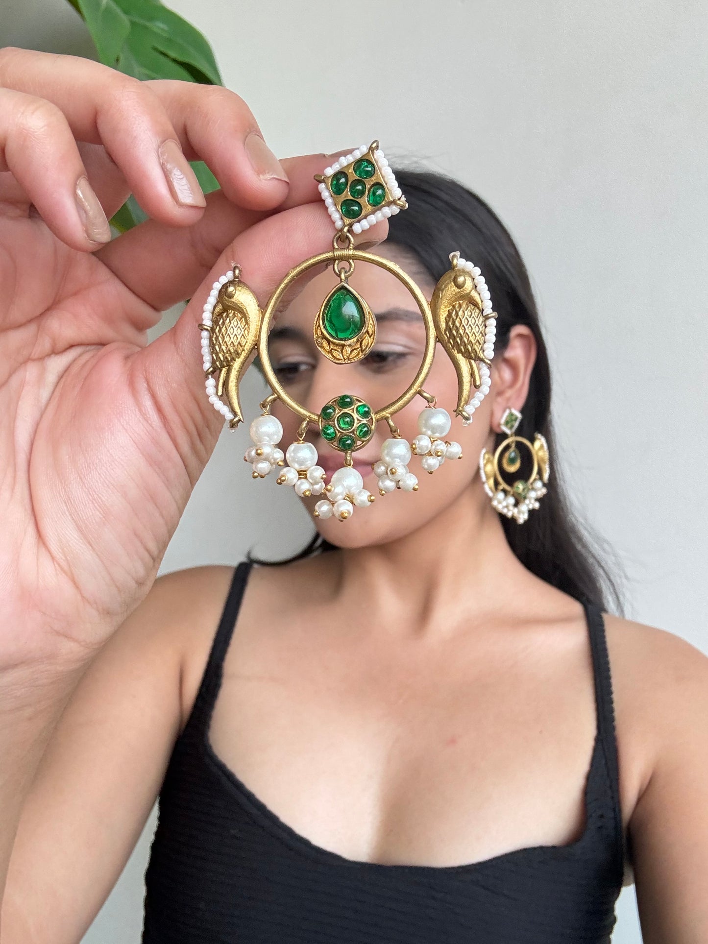 Kirat Golden Earrings