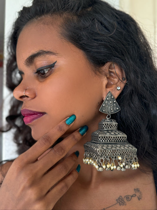 Zuri Jhumka Earrings | Lightweight Jhumke
