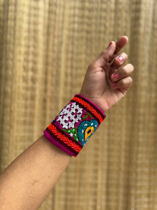 Gwyneth Kutchi Fabric Handcuffs| Set of 2 Kada