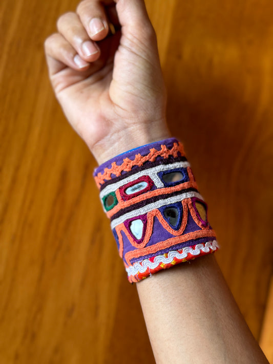 Valeria Fabric Bracelet | Handcuff