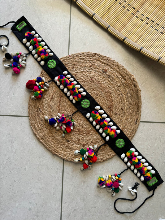 Zhumkhi Fabric Boho Belt