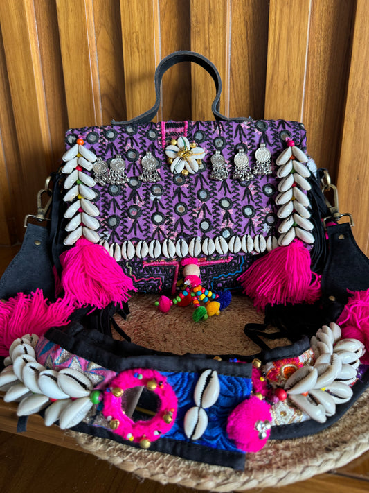 Violet Banjara Sling Bag
