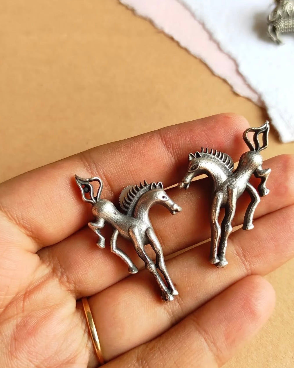 Gati German Silver Earrings