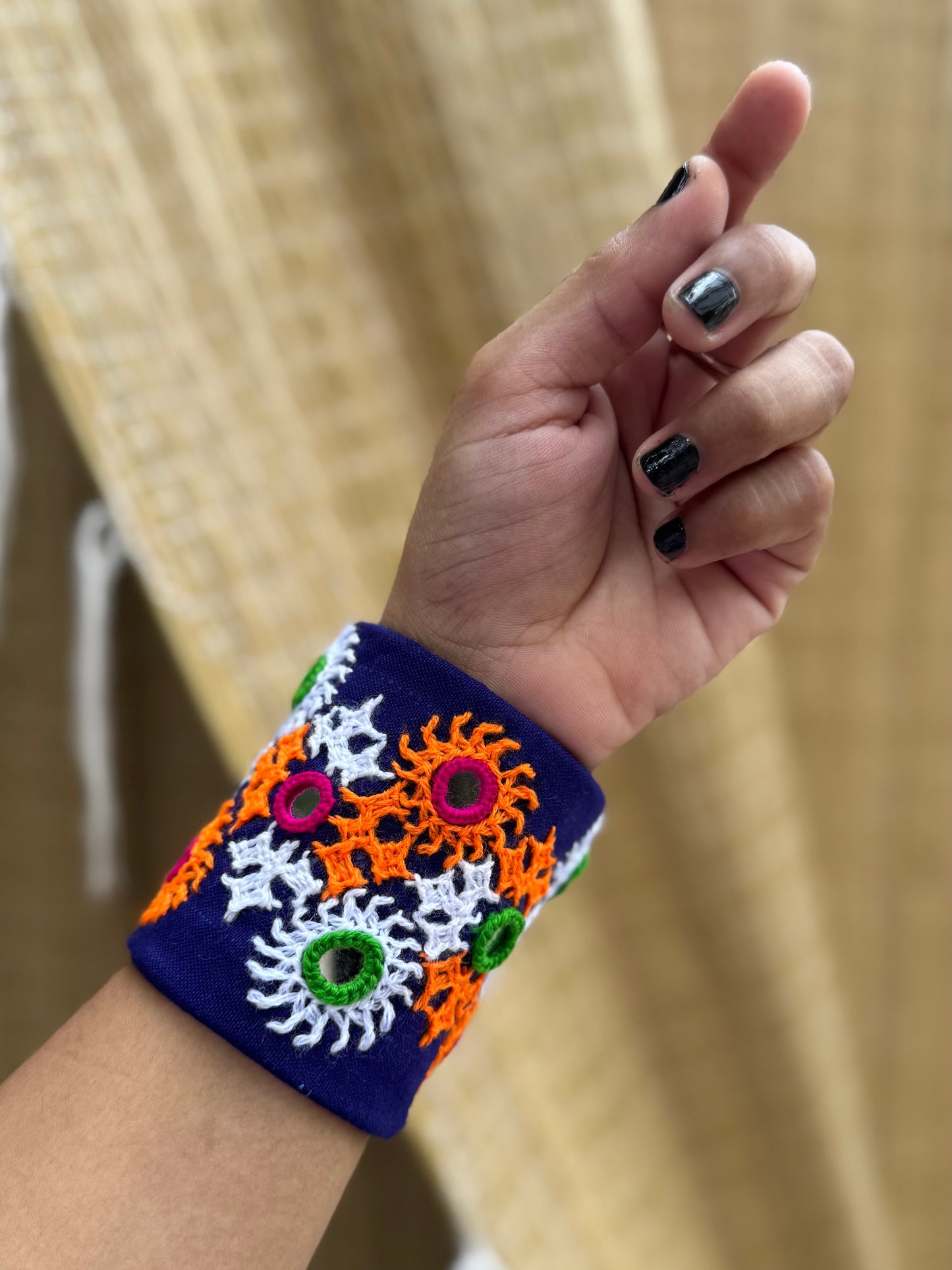 Ishaya Fabric Handcuff | Bracelet
