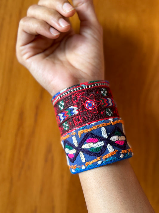 Daniela Fabric Bracelet | Handcuff