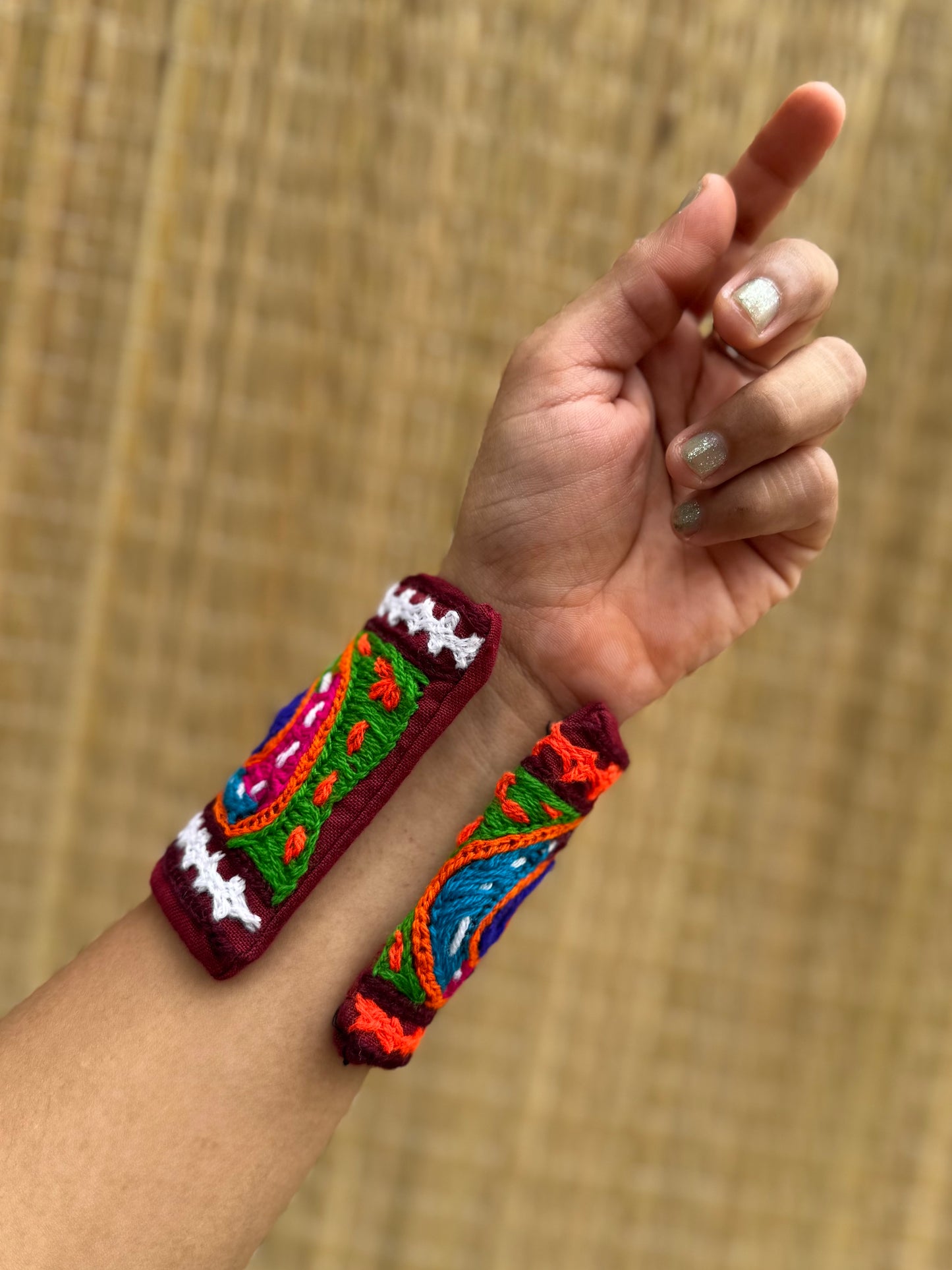 Svetlana Fabric Handcuff | Bracelet