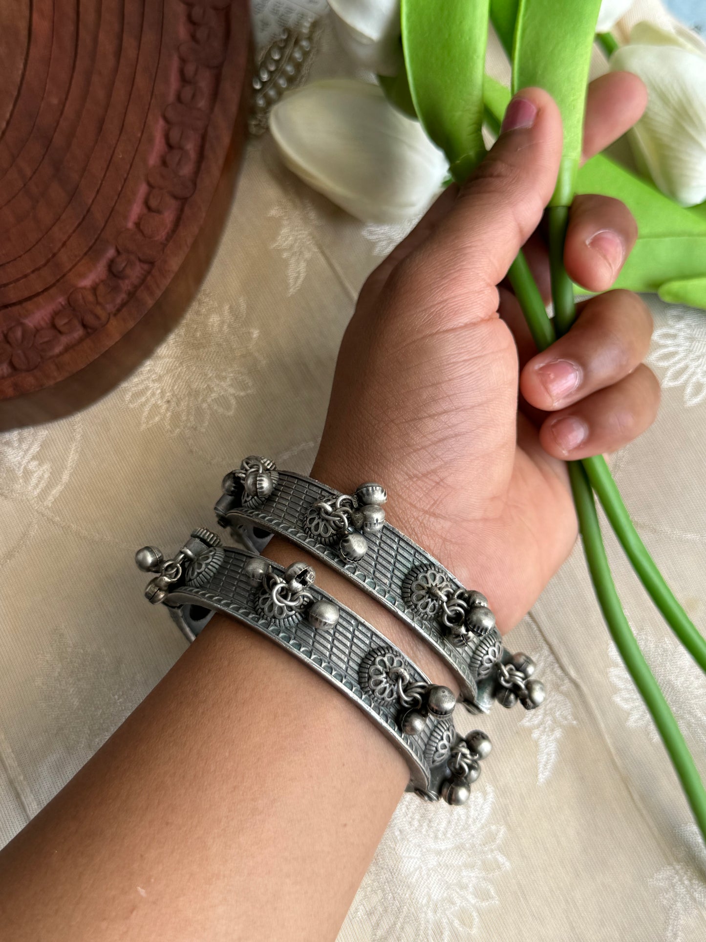 Kriti Bracelet Set | Set of Two Kada