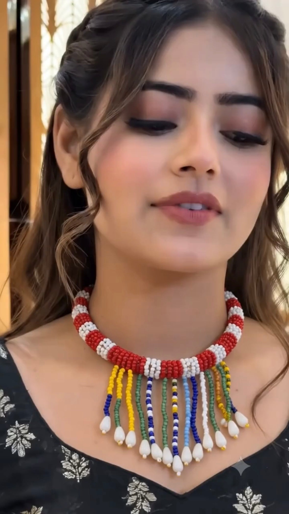 Alba Beadwork Necklace