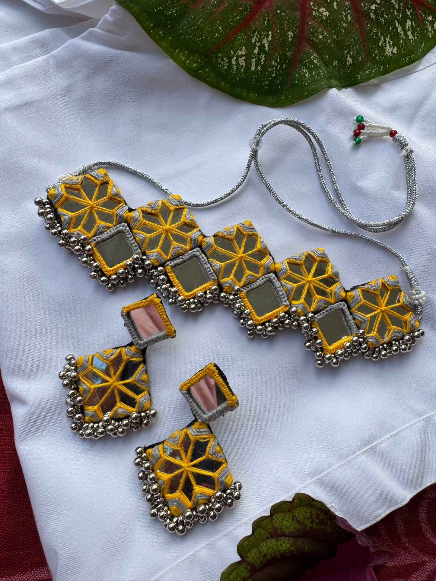 Prasangi Necklace + Earrings Set