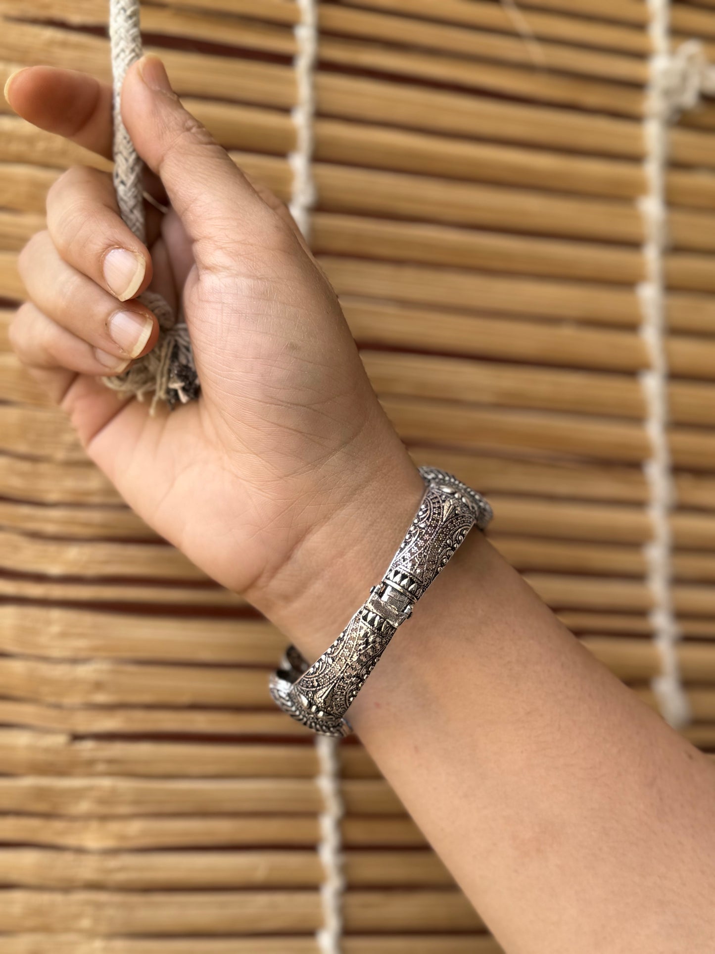 Shivaya Textured Bracelet | Handcuff