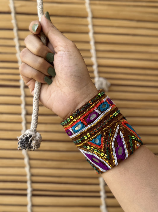 Madison Kutchi Fabric Bracelet | Handcuff