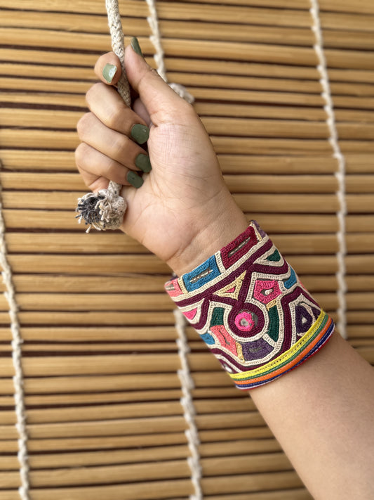 Lola Kutchi Fabric Bracelet | Handcuff