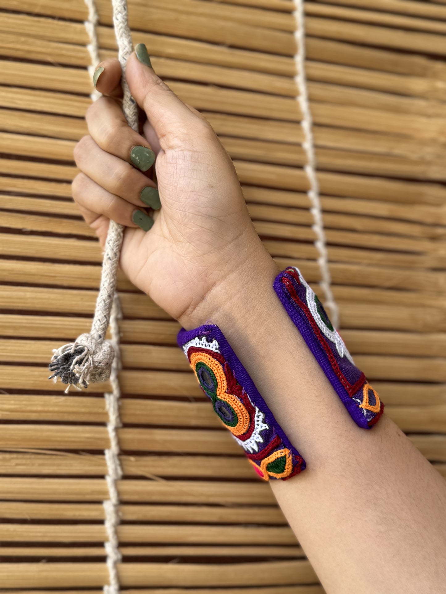 Leah Kutchi Fabric Bracelet | Handcuff