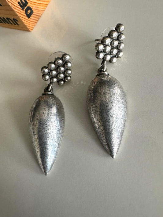Waterdrop German Silver Earrings