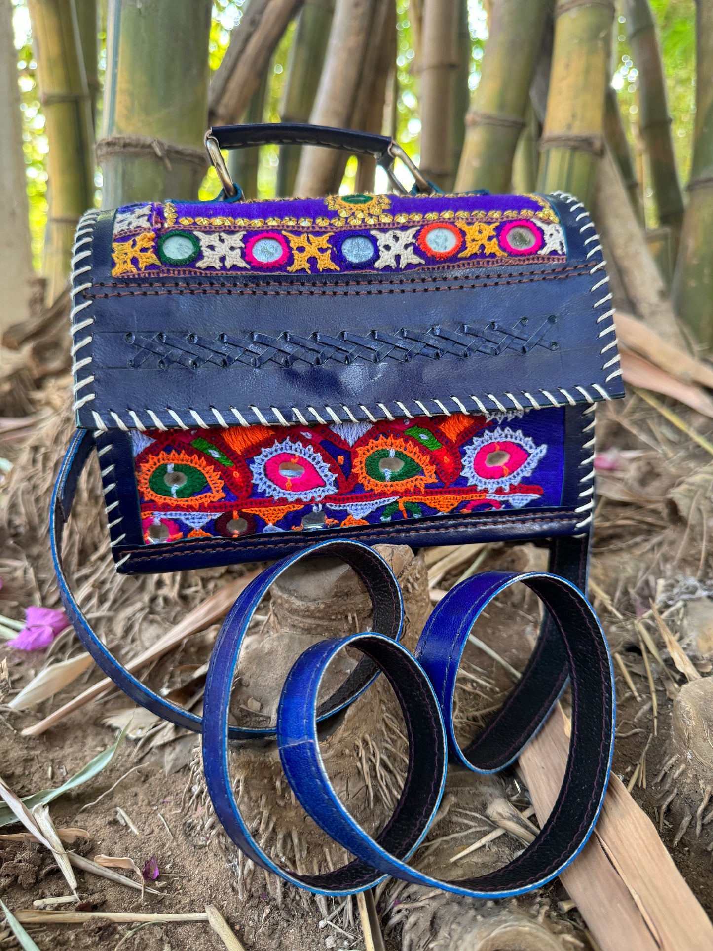 Piyal Ajarakh Printed Hut Sling Bag