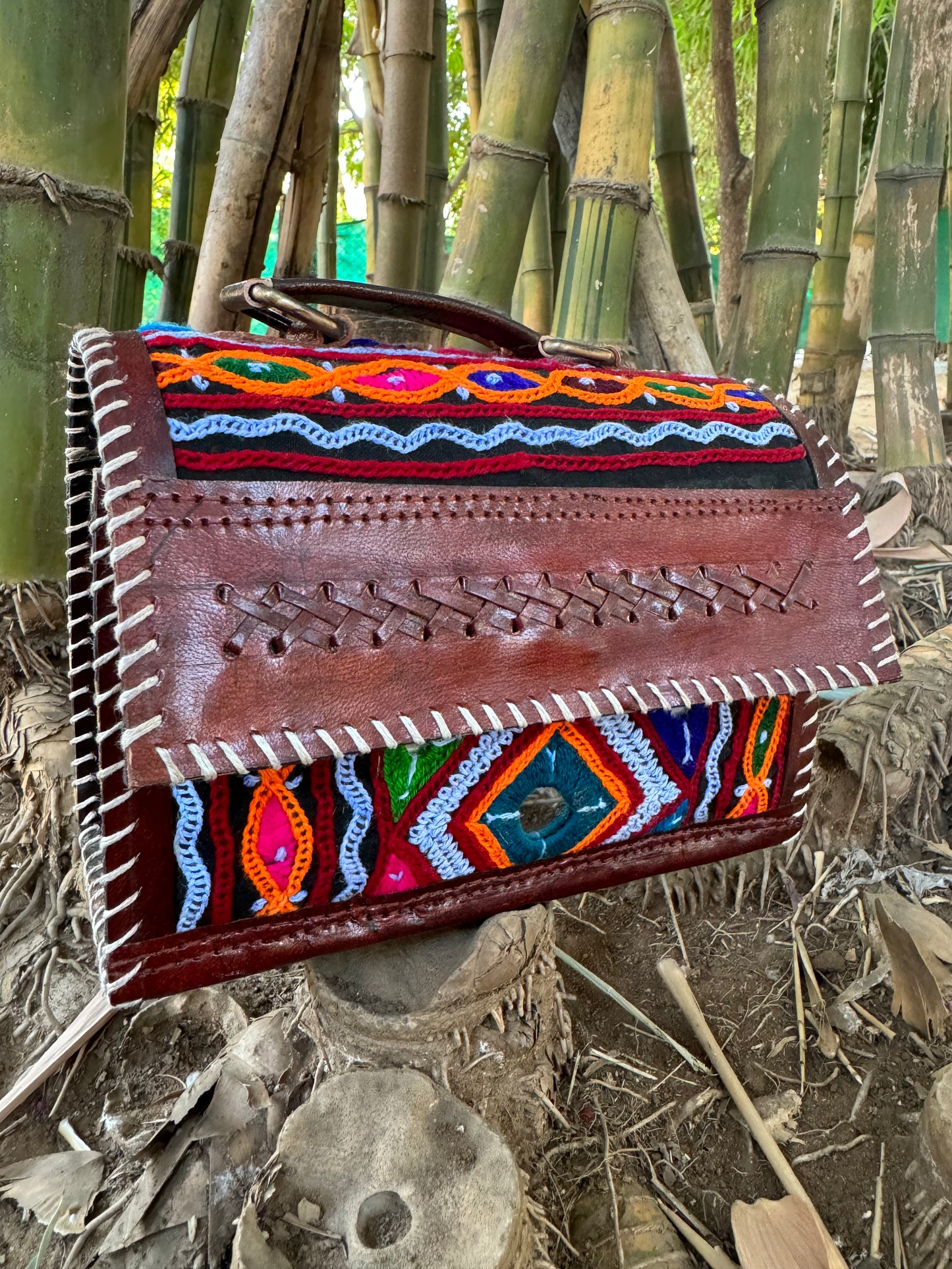 Siya Ajarakh Printed Hut Sling Bag