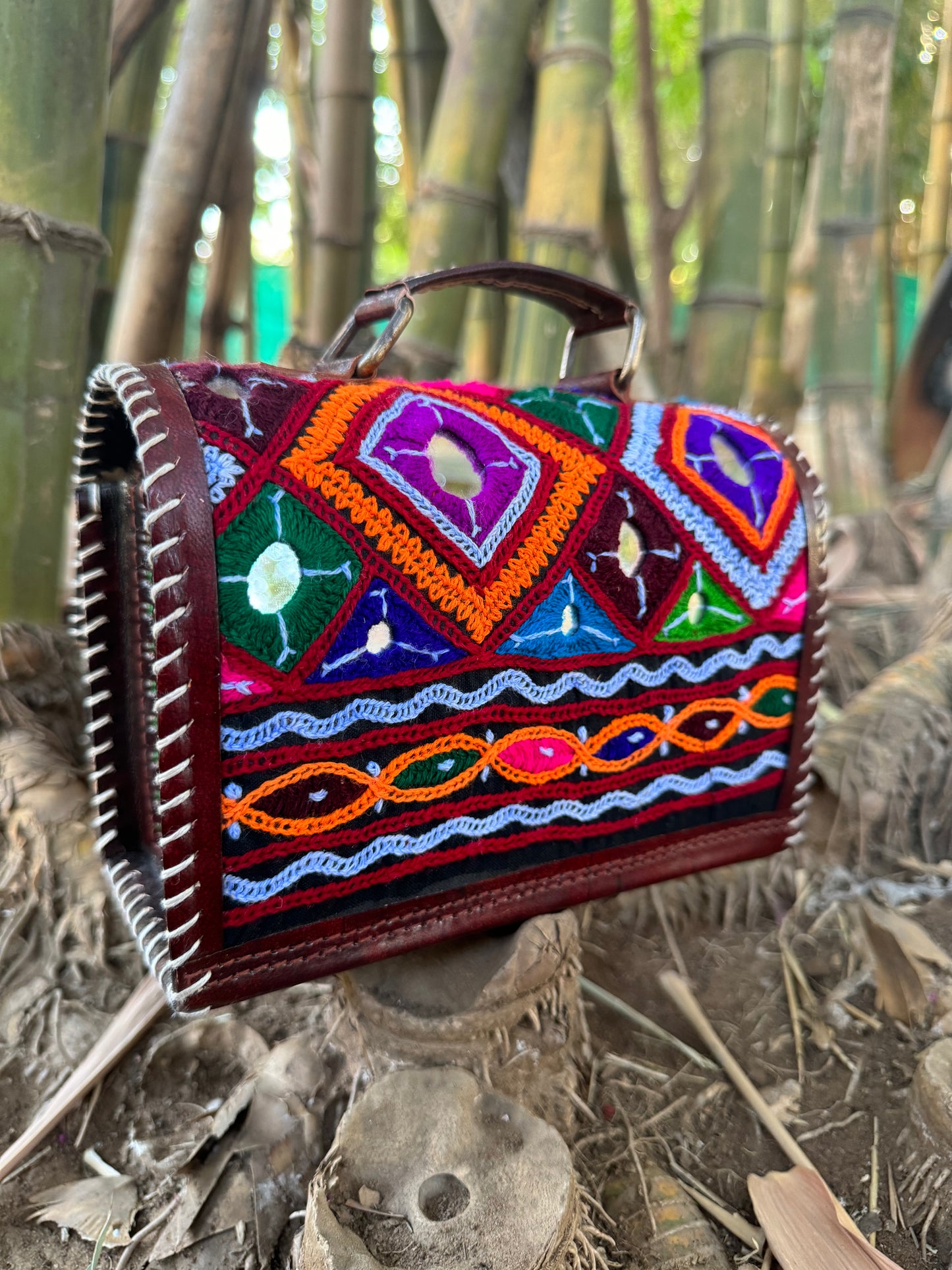 Siya Ajarakh Printed Hut Sling Bag