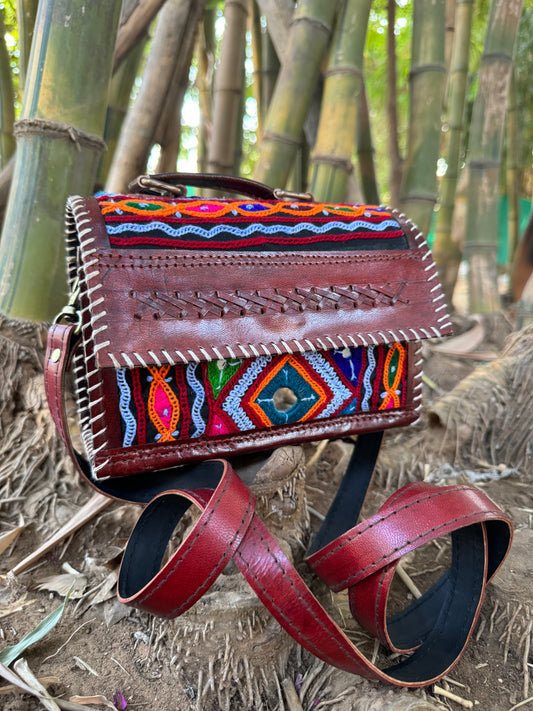 Siya Ajarakh Printed Hut Sling Bag