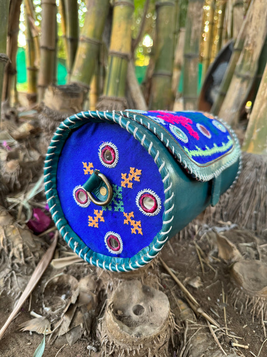 Dholna Ajarakh Printed Dholak Bag