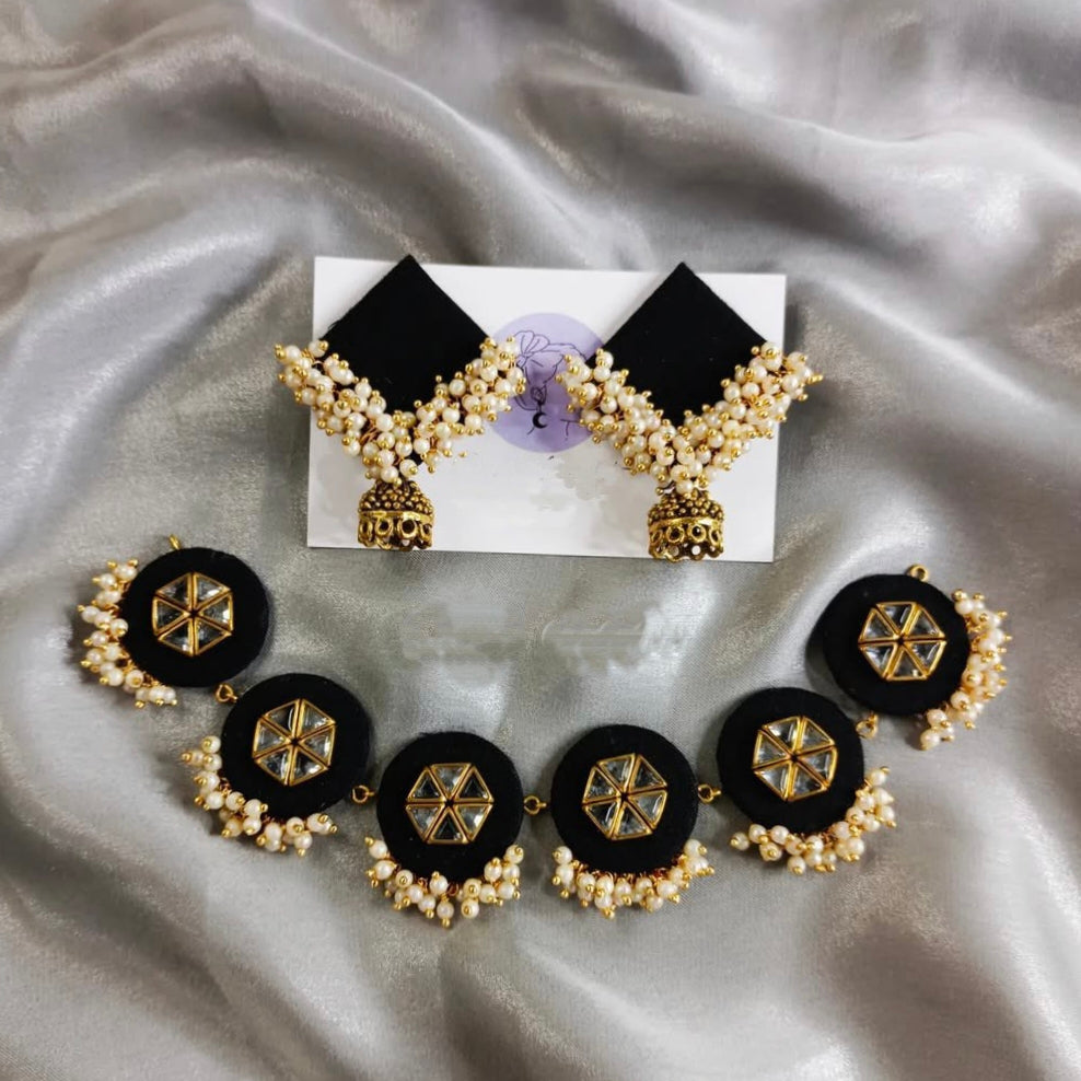 Kalisha Choker Necklace Set |Necklace + Earrings