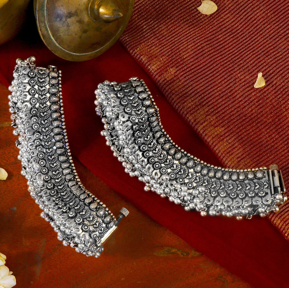 Kanika Anklet Set| Vintage Payals