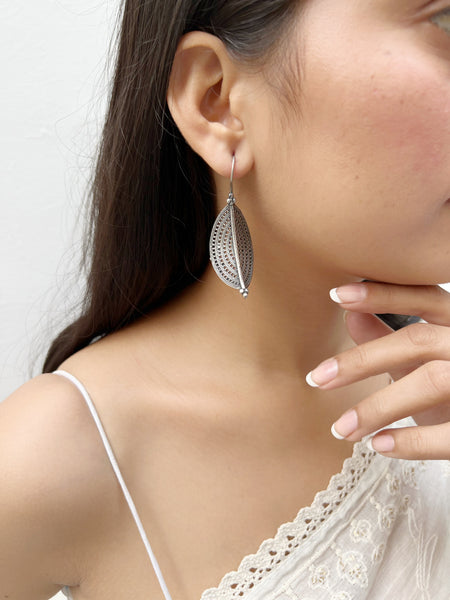 Pattiya Earrings | German Silver Balis