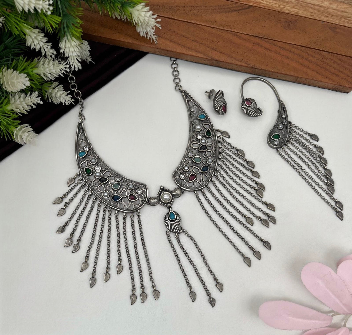 Maryam Necklace set | Necklace + Earrings