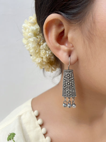 Maharaj Earrings | German Silver Balis